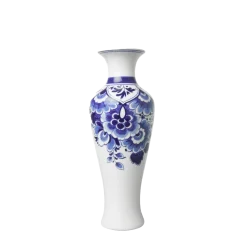 Vaas slank bloemen 8x21cm